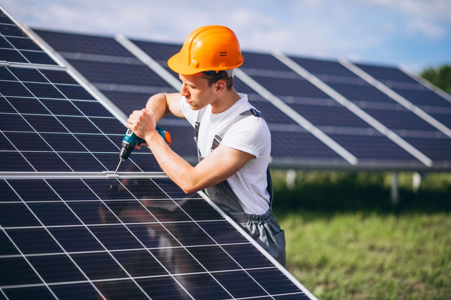 solar panels fitting